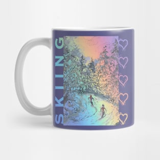 Skiing Love Mug